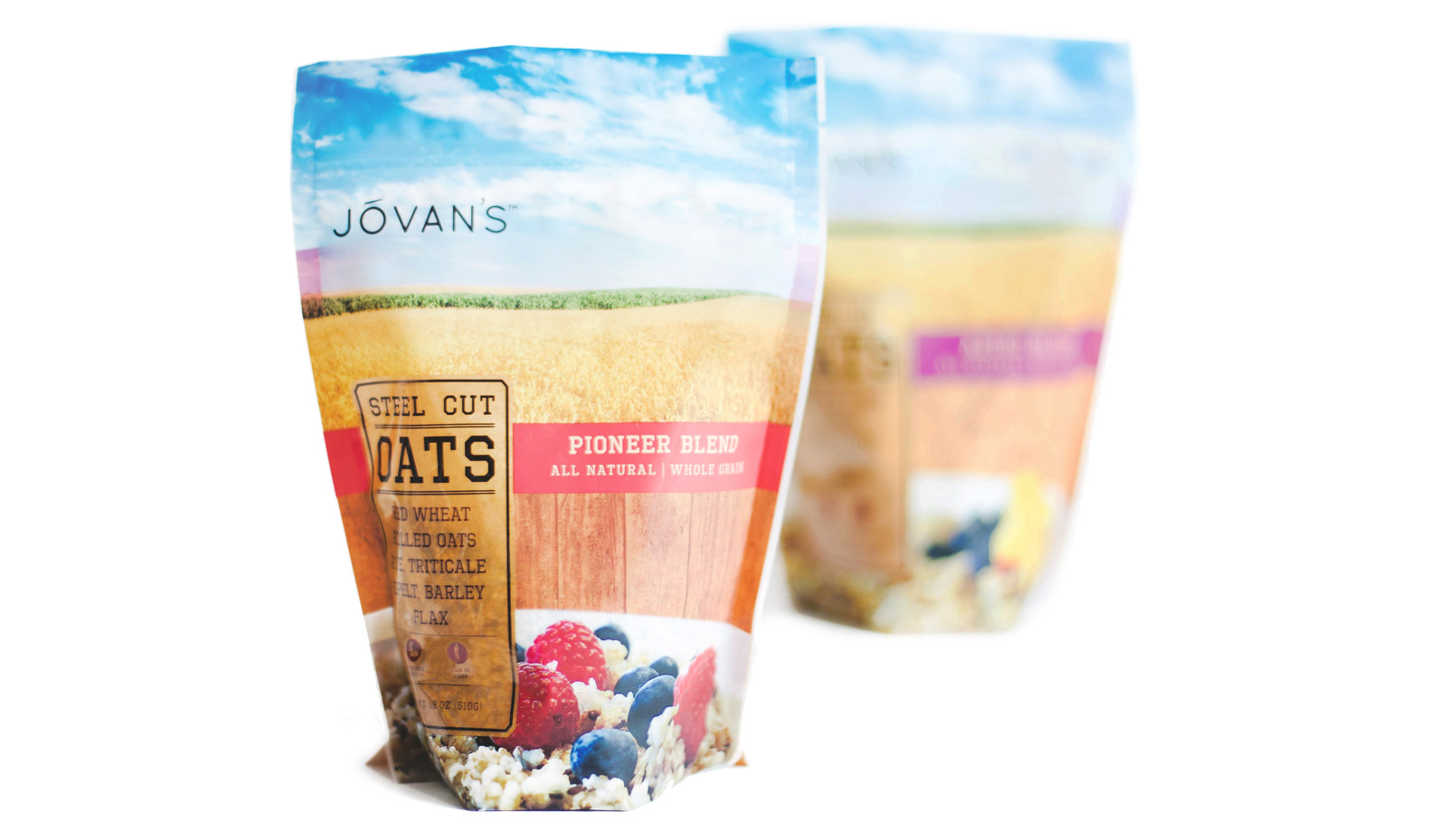 Jovan's packaging design